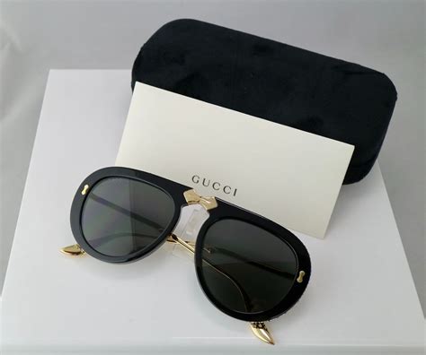 gucci sunglasses mens aviator|gucci foldable aviator sunglasses.